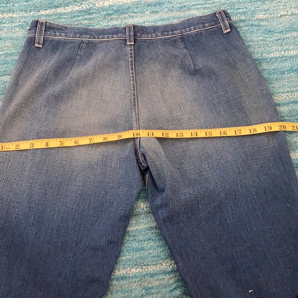 🎈🎈Nili Lotan Wide leg exposed Button Fly Jeans Mid - Picture 11 of 13
